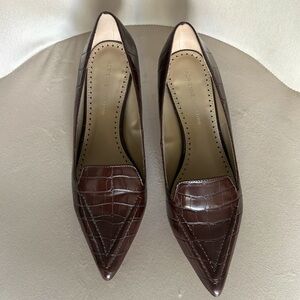 Adrienne Vittadini Scout pointed toe kitten heel shoe